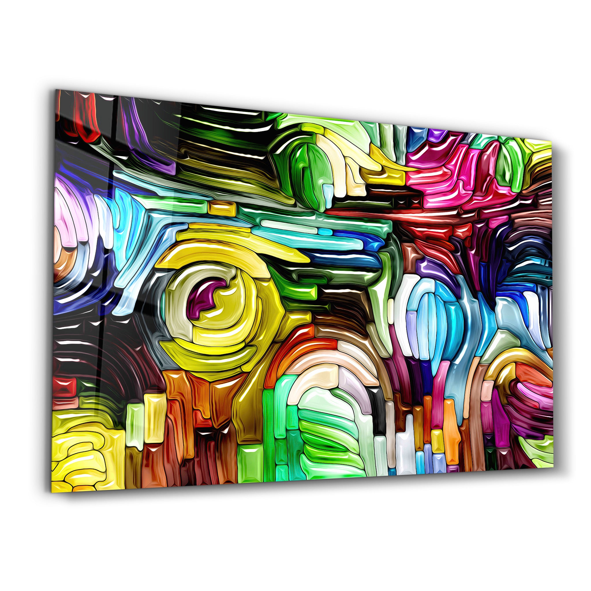 Mosaica1 | Designer's Collection Glass Wall Art - ArtDesigna Glass Printing Wall Art