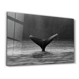 Whale | Designer's Collection Glass Wall Art