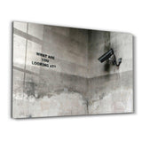 Banksy - What Are You Looking At? | Designer's Collection Glass Wall Art