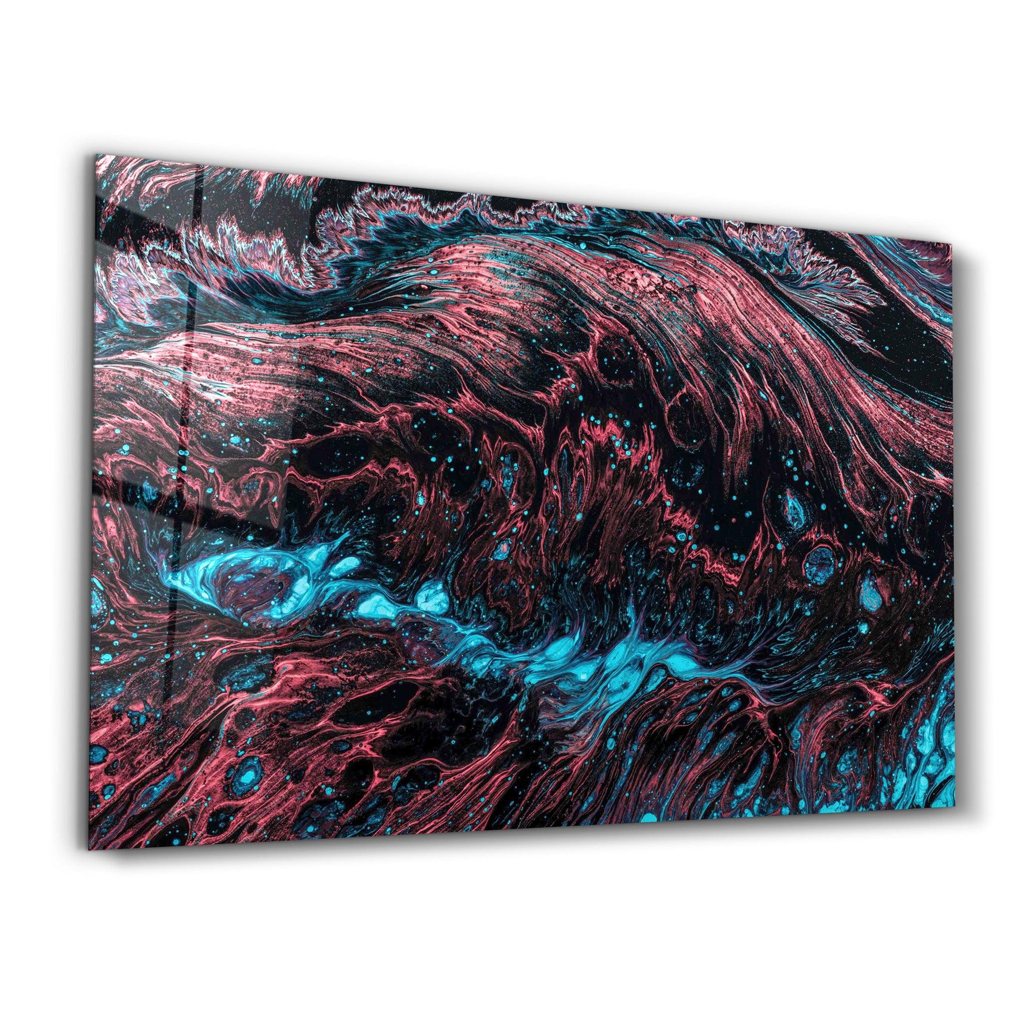 Color Waves | Designer's Collection Glass Wall Art - ArtDesigna Glass Printing Wall Art