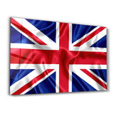 UK Flag | Glass Wall Art