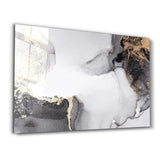 Marble Collection H2 | Glass Wall Art