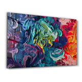 Dance of Oil Paints | Glass Wall Art