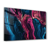 Marble Collection H24 - Violetta | Glass Wall Art