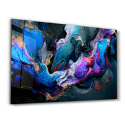 Abstract Oil Painting | Glass Wall Art - ArtDesigna Glass Printing Wall Art