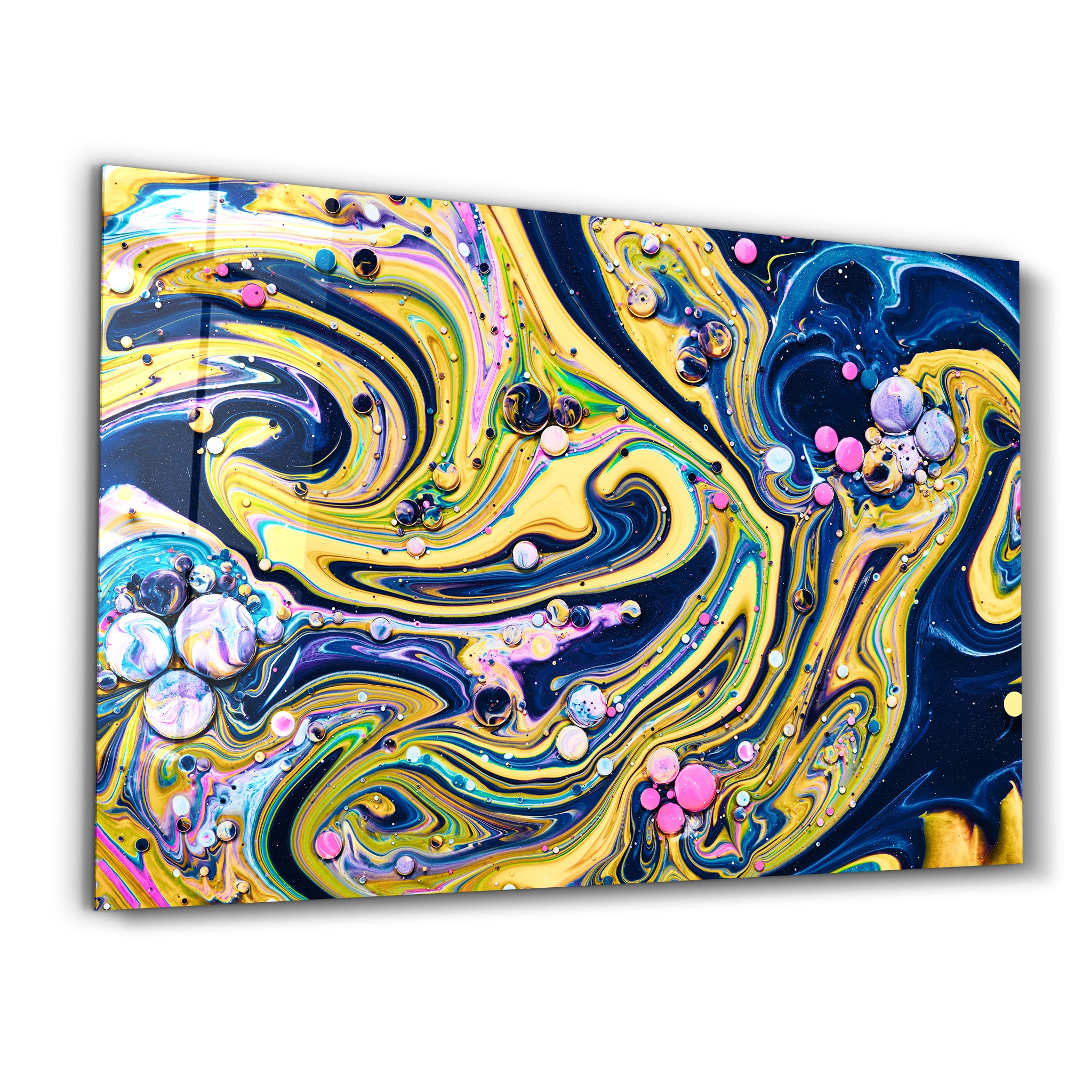 ・"Marble Galaxy 4"・Glass Wall Art - ArtDesigna Glass Printing Wall Art