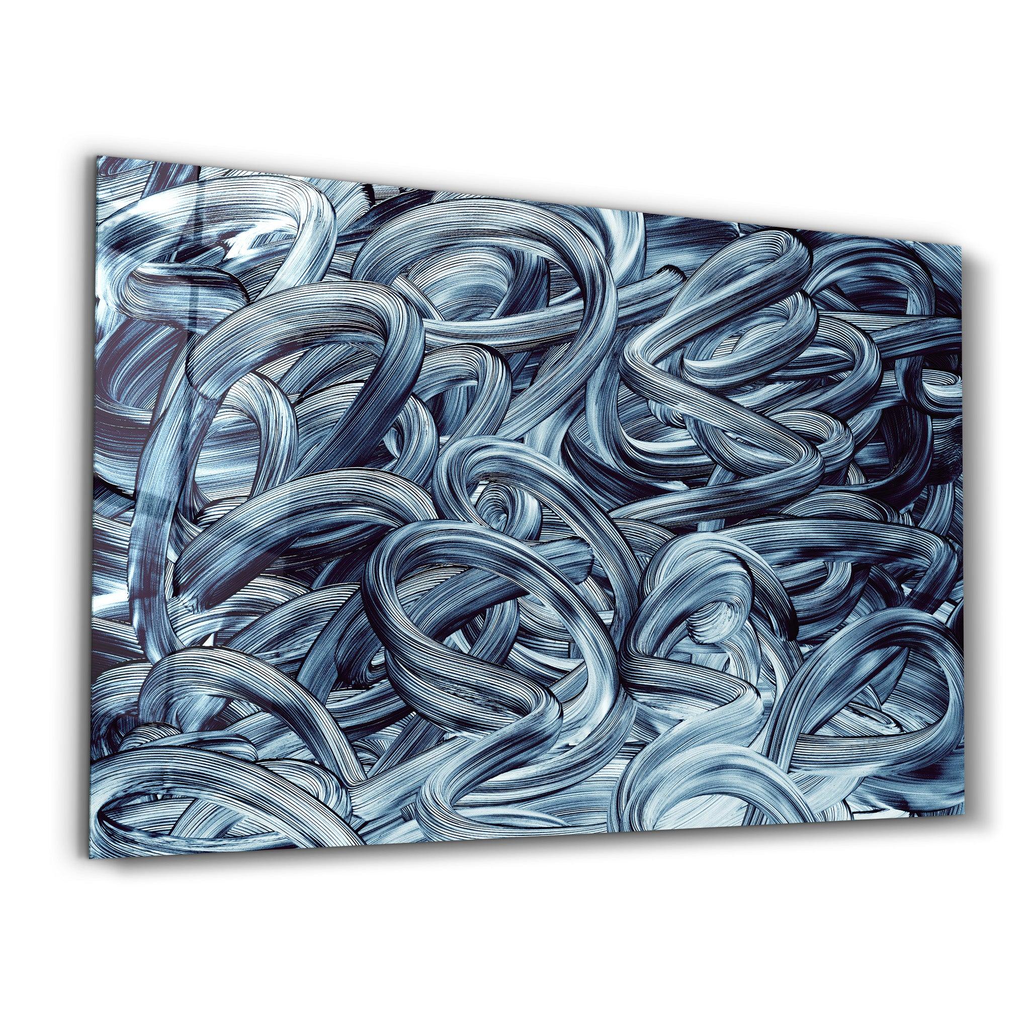 Brush Strokes | Glass Wall Art - ArtDesigna Glass Printing Wall Art