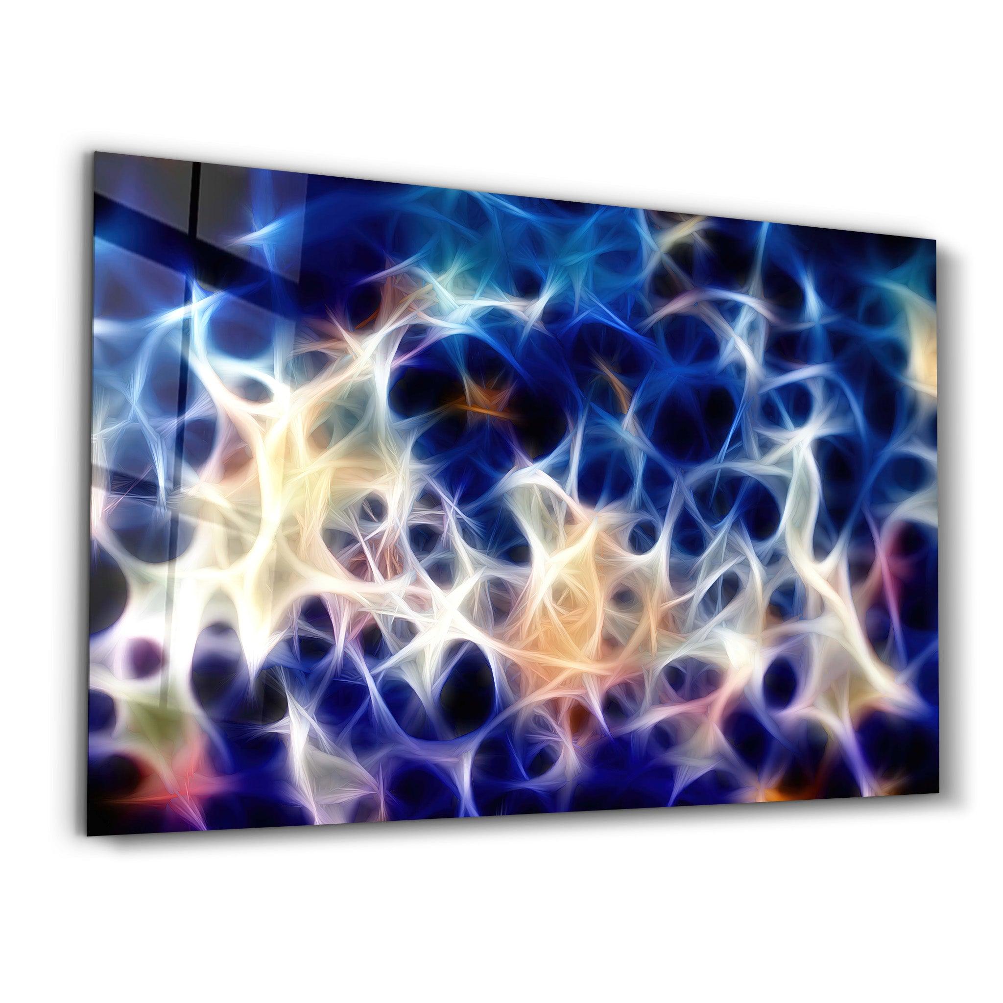 Light Weaves | Glass Wall Art - ArtDesigna Glass Printing Wall Art