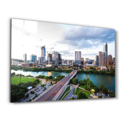 Texas Skyline | Glass Wall Art - ArtDesigna Glass Printing Wall Art