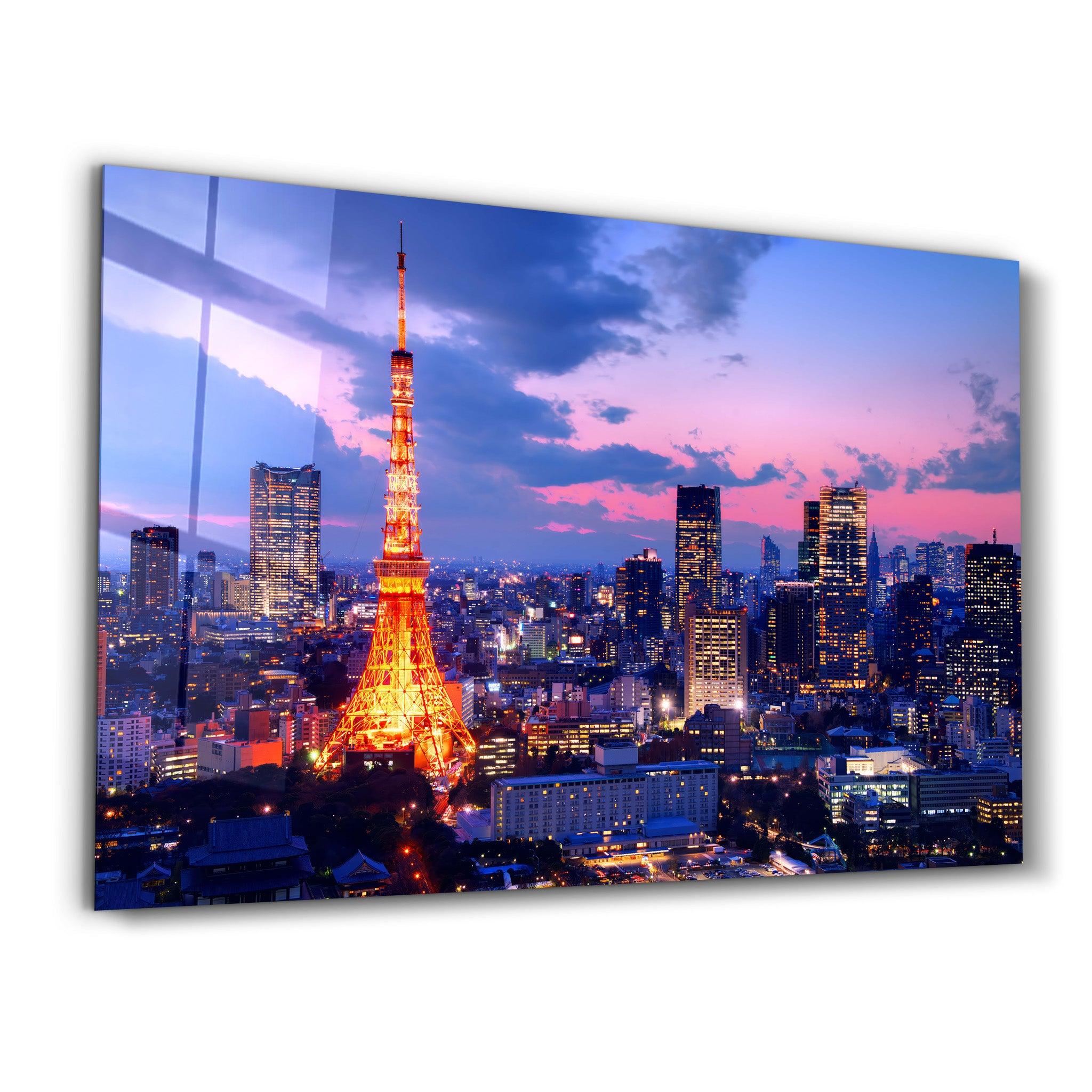 Tokyo Skyline | Glass Wall Art - ArtDesigna Glass Printing Wall Art