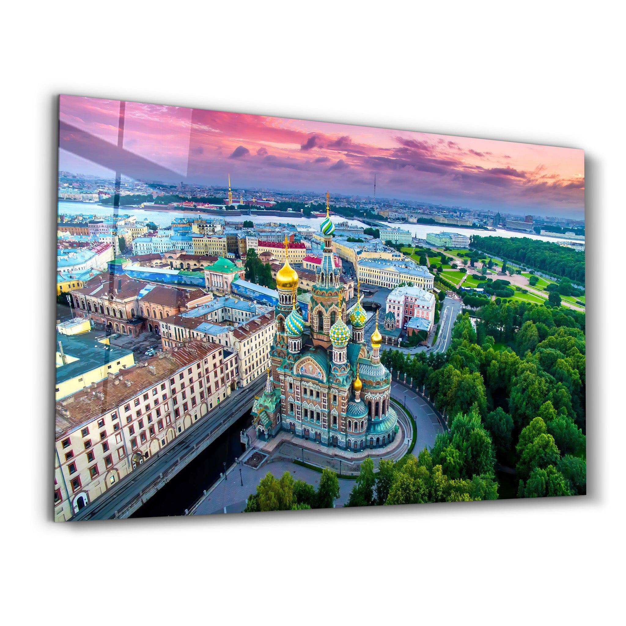 Saint-Petersburg - Russia | Glass Wall Art - Artdesigna