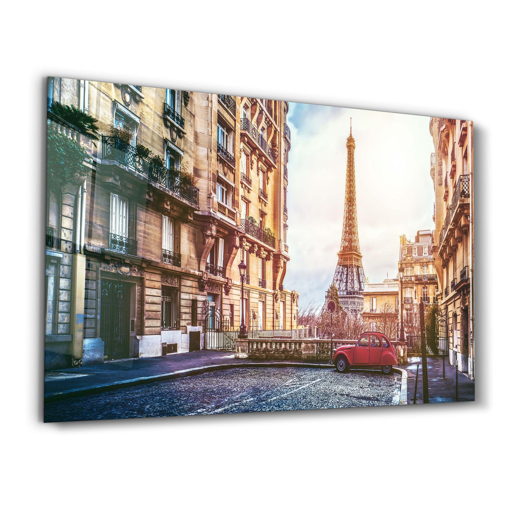 Paris Old Town - France | Glass Wall Art - ArtDesigna Glass Printing Wall Art
