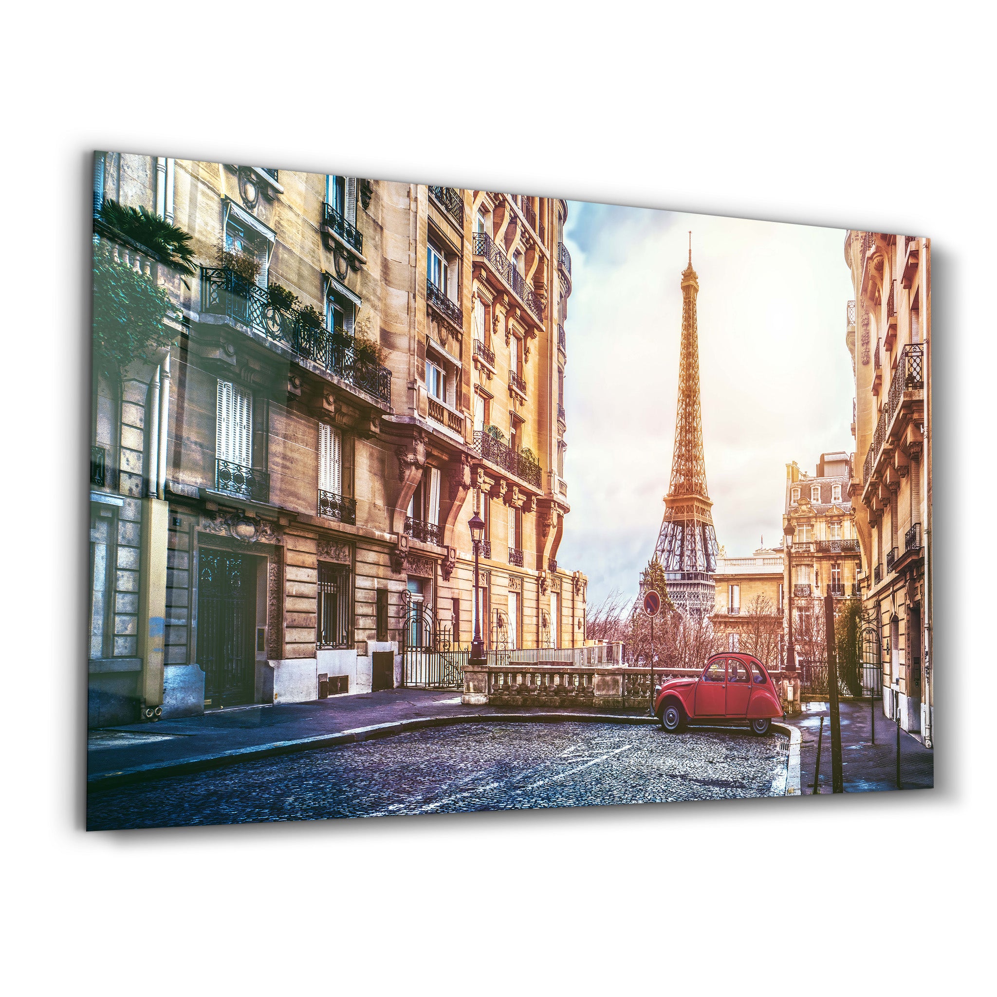 ・"Paris Old Town - France"・Glass Wall Art - ArtDesigna Glass Printing Wall Art