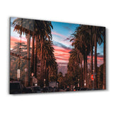 Hollywood Dreams: Sunset Boulevard | Glass Wall Art