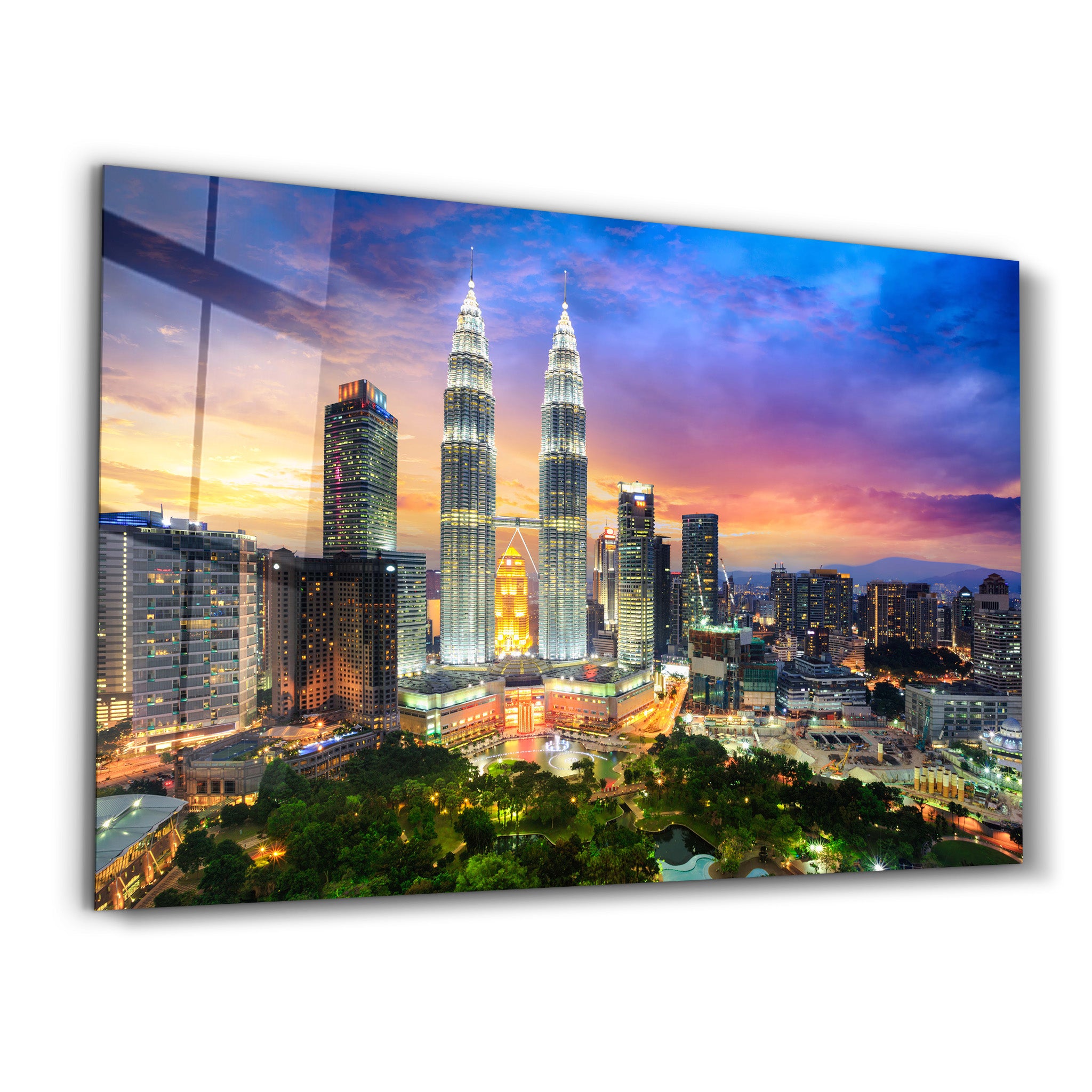 ・"Kuala Lumpur - Malaysia"・Glass Wall Art - ArtDesigna Glass Printing Wall Art