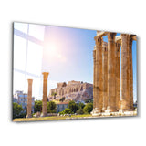 Ancient City - Athens | Glass Wall Art