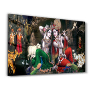 Lord Krishna | Glass Wall Art - ArtDesigna Glass Printing Wall Art