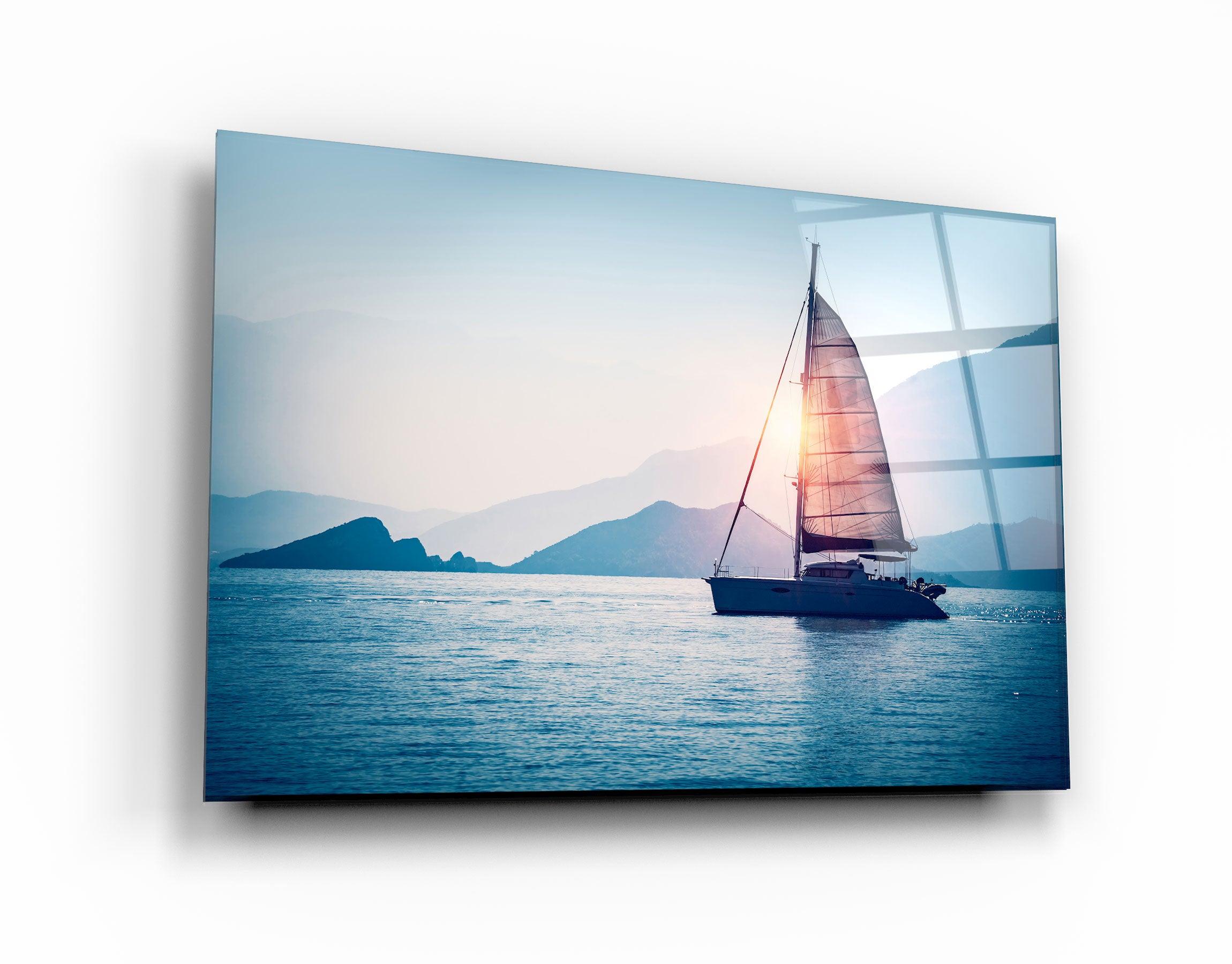 The Explorer - SailBoat | Glass Printing Wall Art - ArtDesigna Glass Printing Wall Art