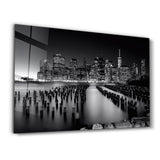 Brooklyn Bridge Park | Glass Wall Art
