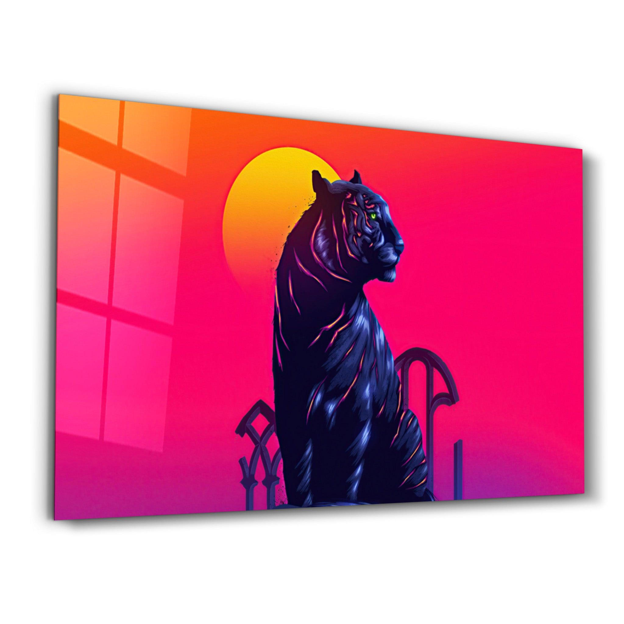 Tiger Neo | Glass Wall Art - ArtDesigna Glass Printing Wall Art