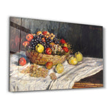 Apples and Grapes (1879–1880) by Claude Monet | Glass Wall Art
