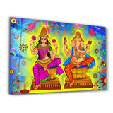 Lord Ganesha Illustration | Glass Wall Art