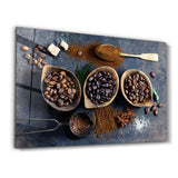 Coffee Beans | Glass Wall Art