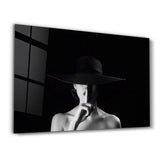Stop Talking | Glass Wall Art