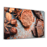 Almond And Chocolate | Glass Wall Art