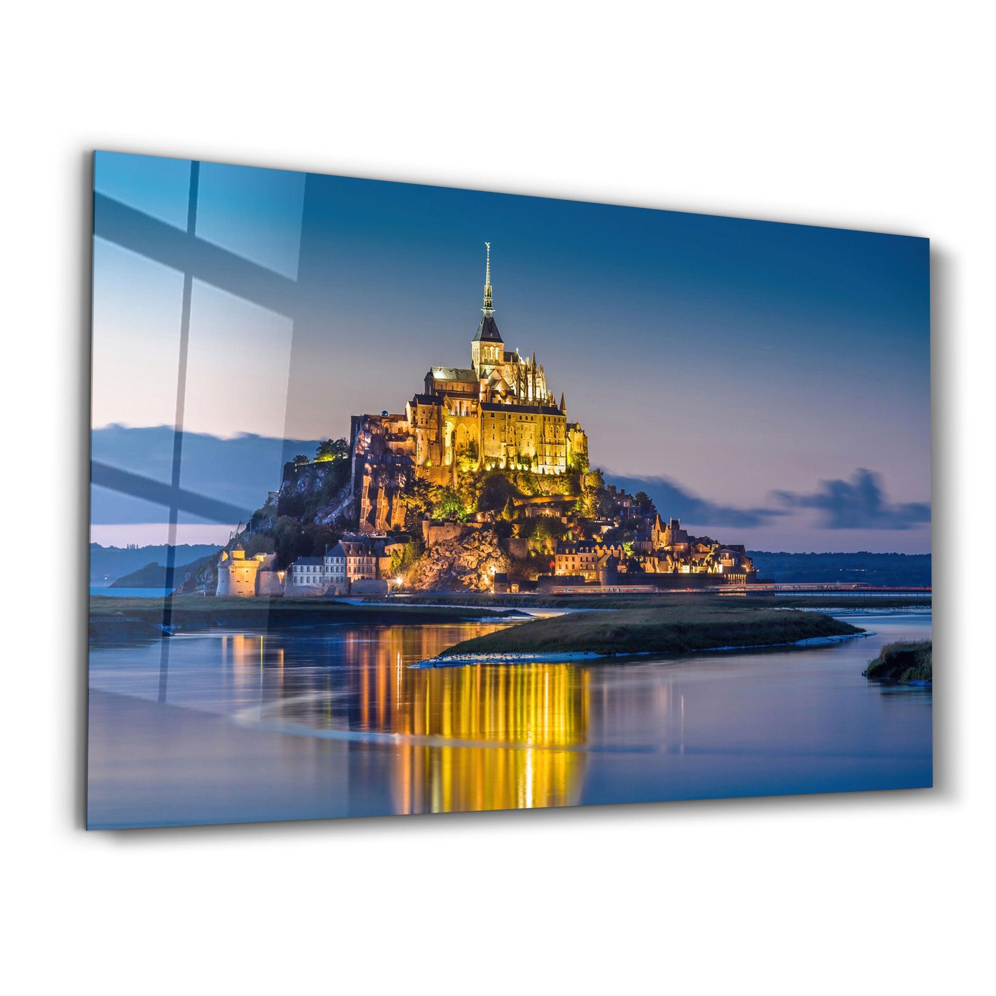 Mont Saint-Michel | Glass Wall Art - ArtDesigna Glass Printing Wall Art