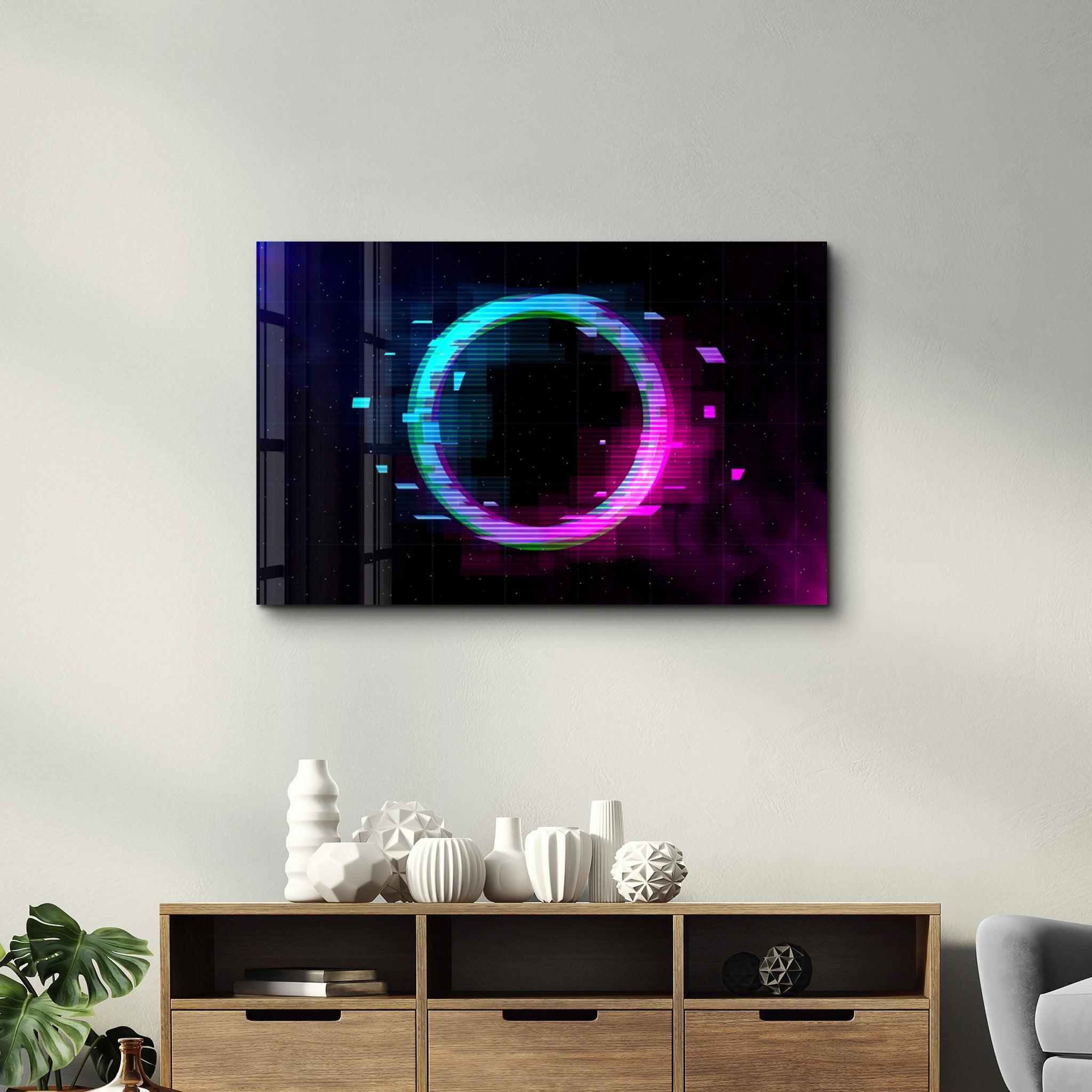 Circle In the Space | Glass Wall Art - ArtDesigna Glass Printing Wall Art