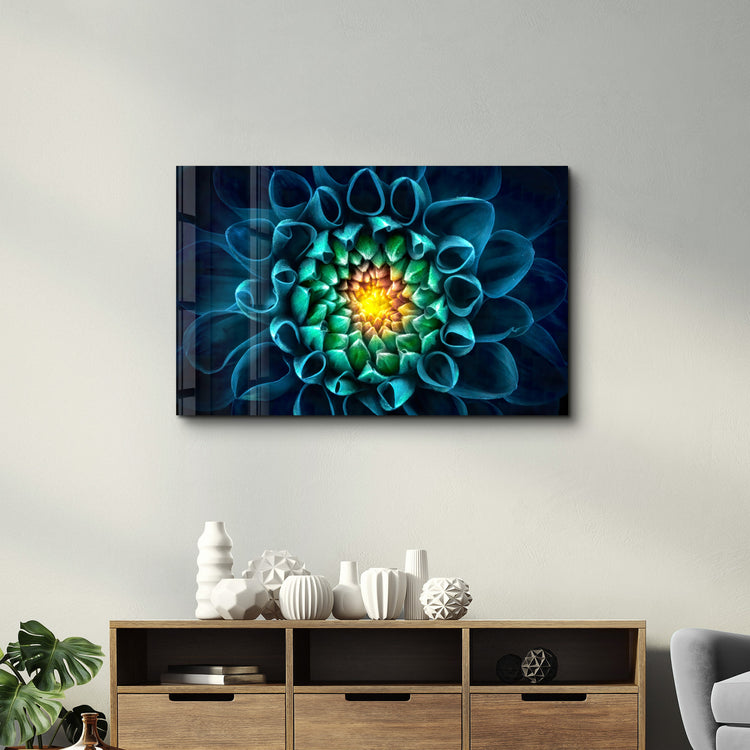 ・"Sun Inside the Flower"・Glass Wall Art - ArtDesigna Glass Printing Wall Art