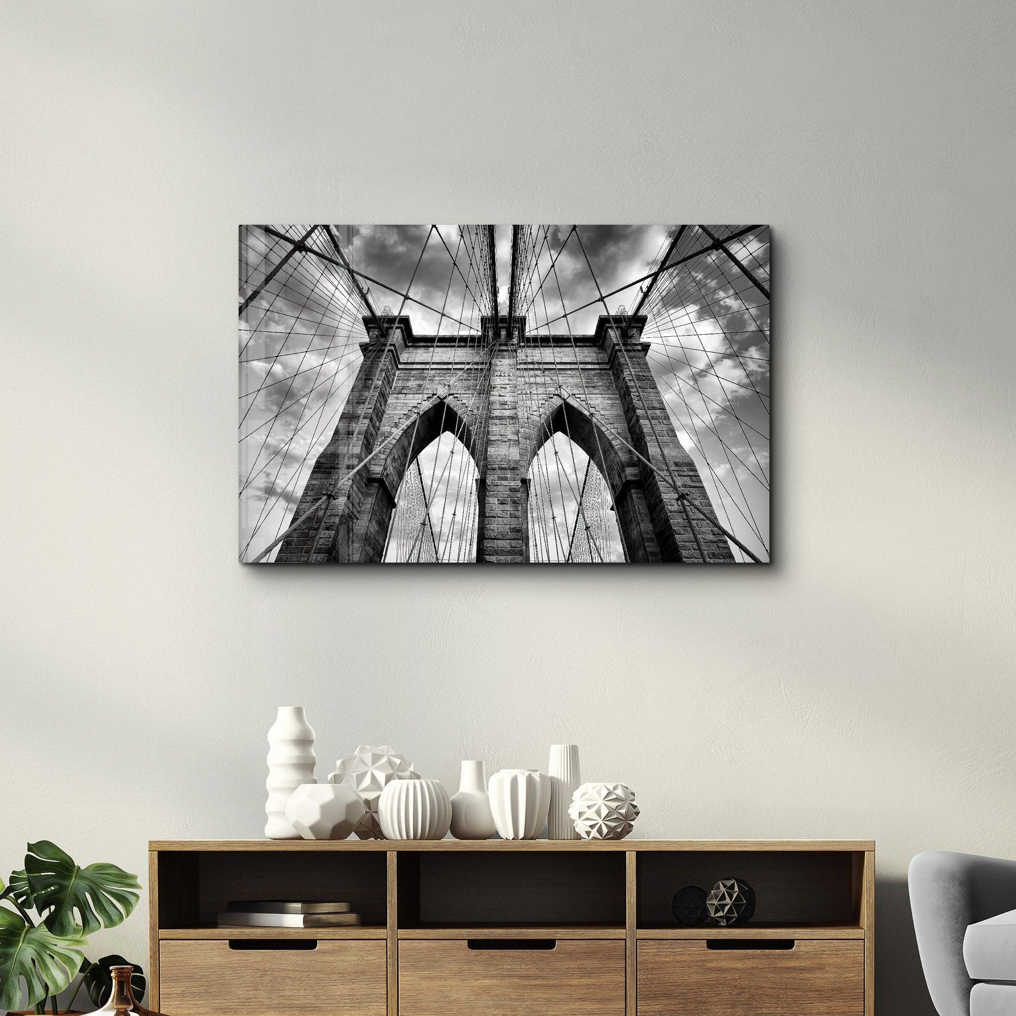 Brooklyn Bridge | Glass Wall Art - ArtDesigna Glass Printing Wall Art