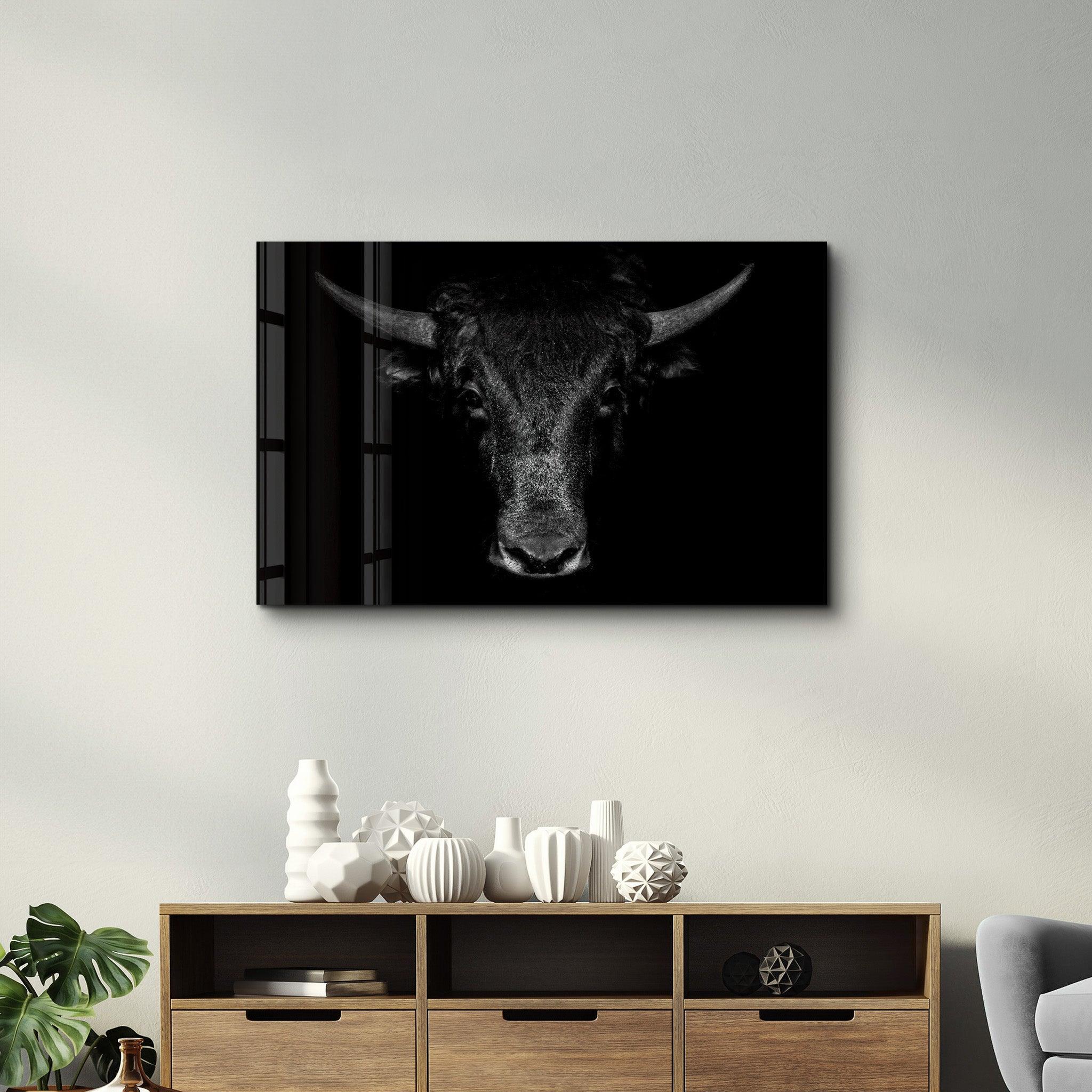 The Bull | Glass Wall Art - ArtDesigna Glass Printing Wall Art