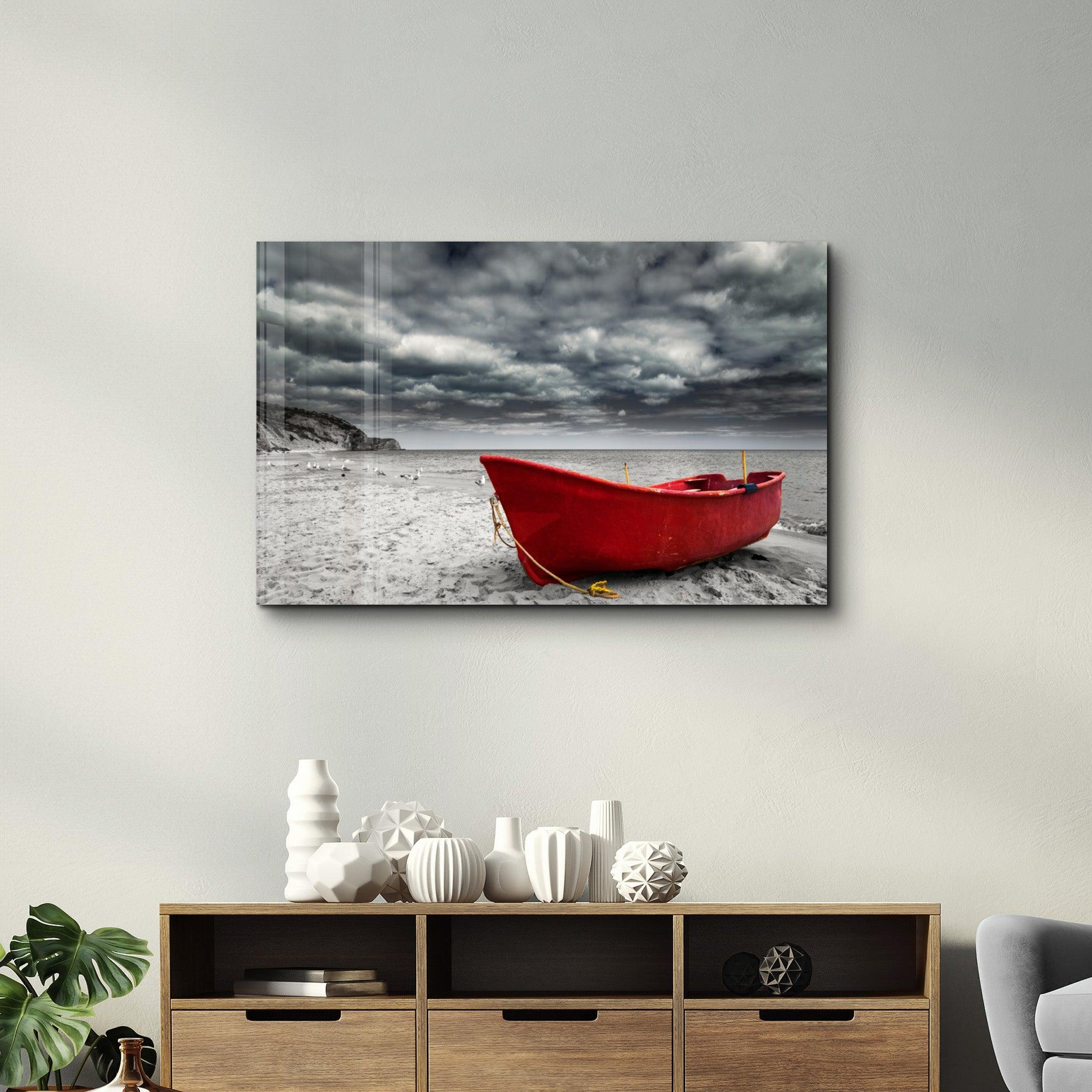 Sailing Boat | Glass Wall Art - ArtDesigna Glass Printing Wall Art