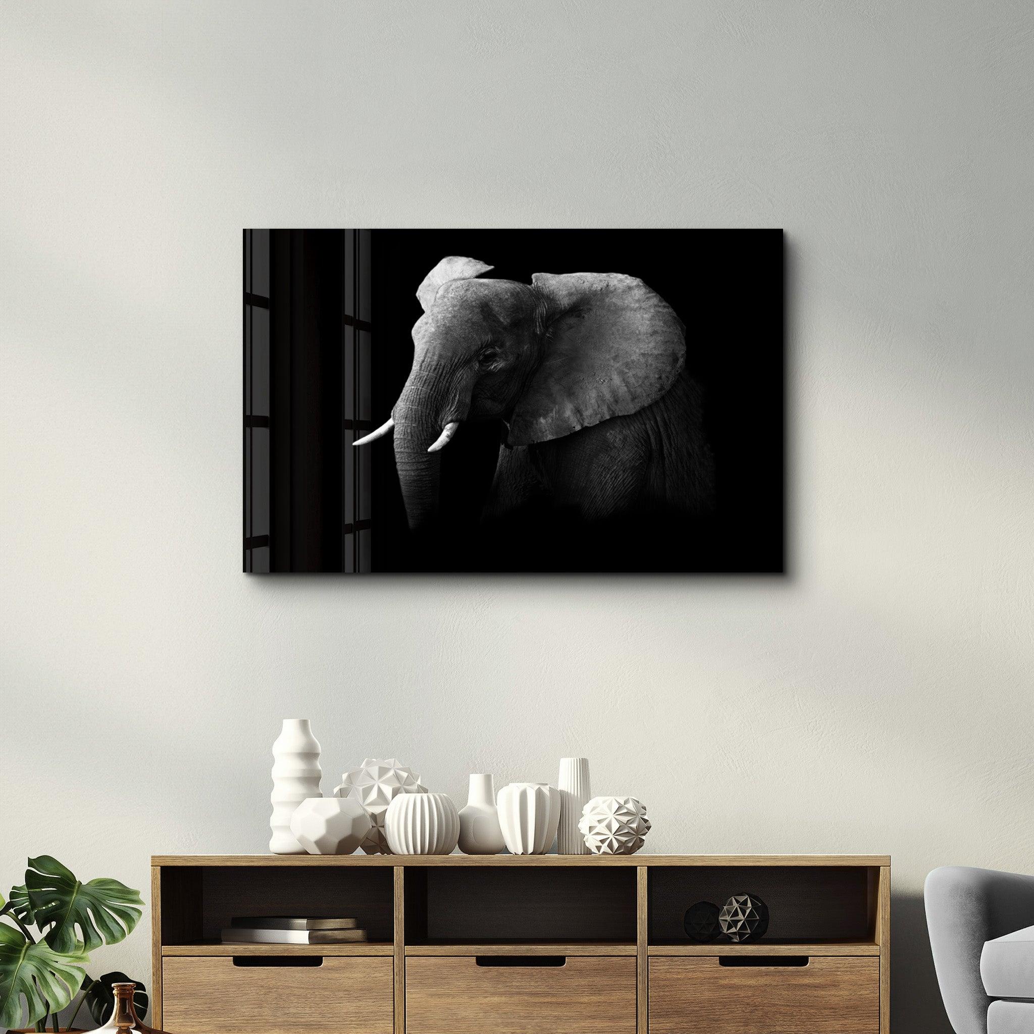 Elephant | Glass Wall Art - ArtDesigna Glass Printing Wall Art