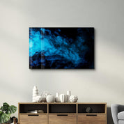 Blue Smoke | Glass Wall Art - ArtDesigna Glass Printing Wall Art