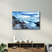 Sea Landscape | Glass Wall Art - Artdesigna