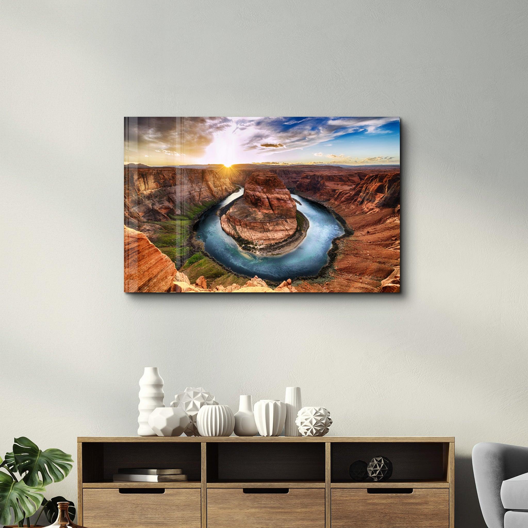 Canyon Lake | Glass Wall Art - ArtDesigna Glass Printing Wall Art