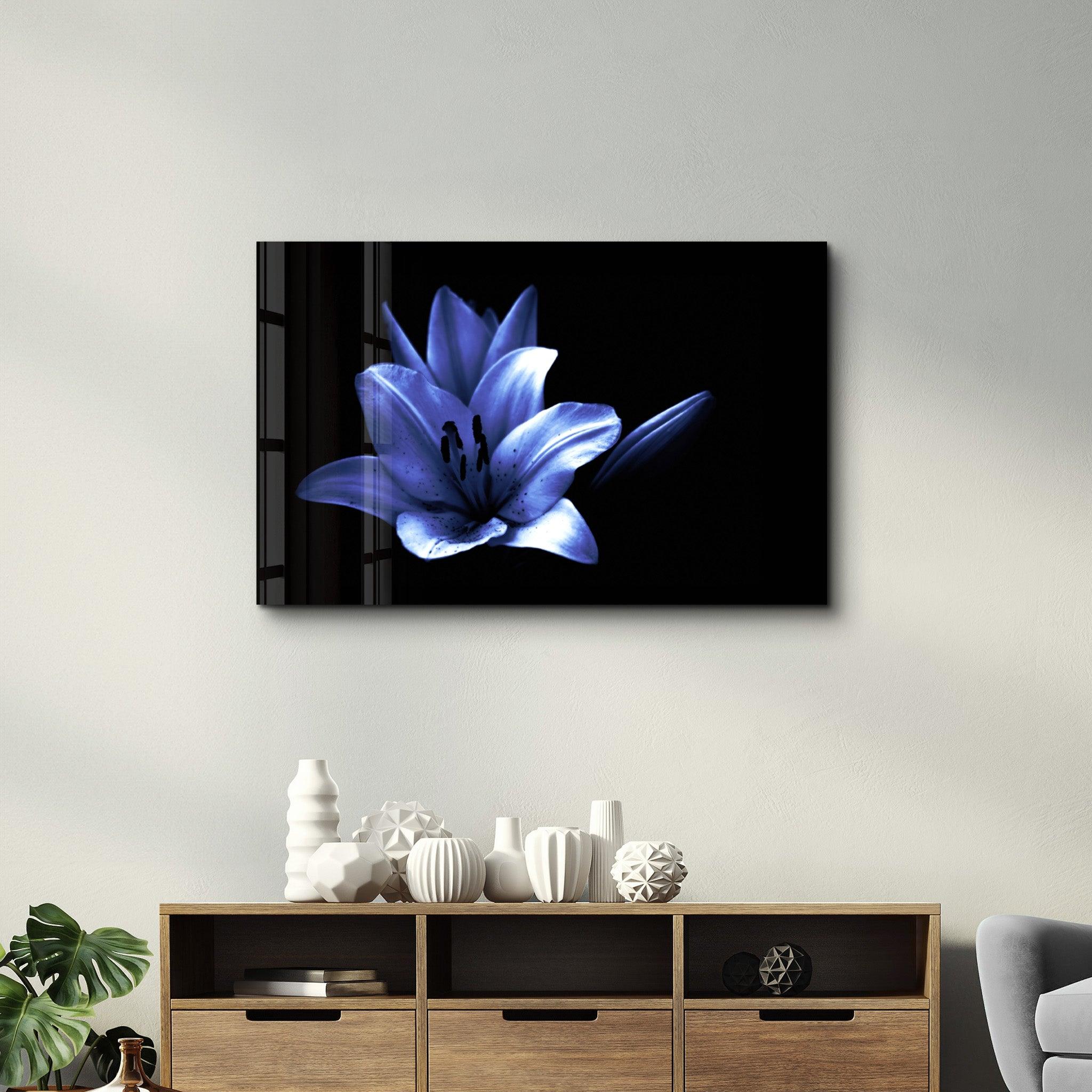 Purple Flower | Glass Wall Art - ArtDesigna Glass Printing Wall Art