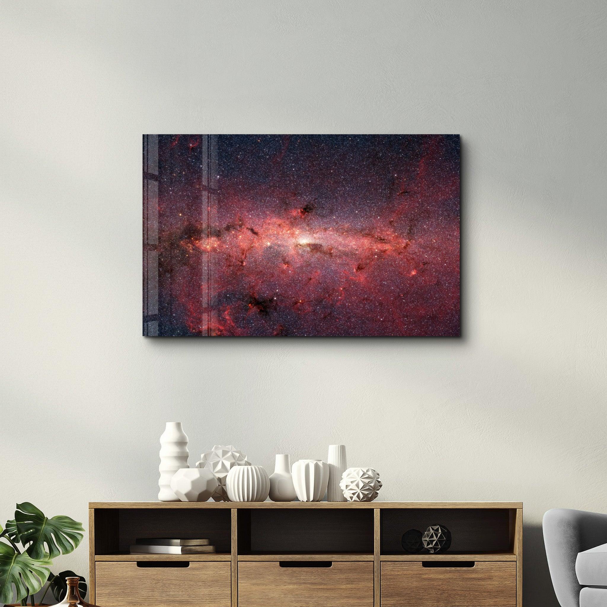 Red Nebula | Glass Wall Art - ArtDesigna Glass Printing Wall Art