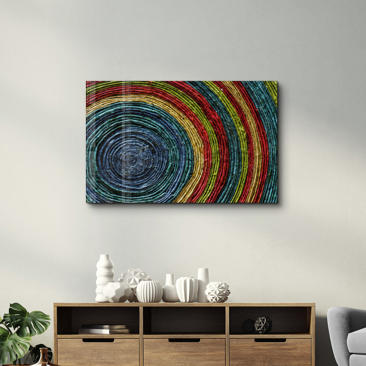 ・"Colored Spiral"・Glass Wall Art - ArtDesigna Glass Printing Wall Art