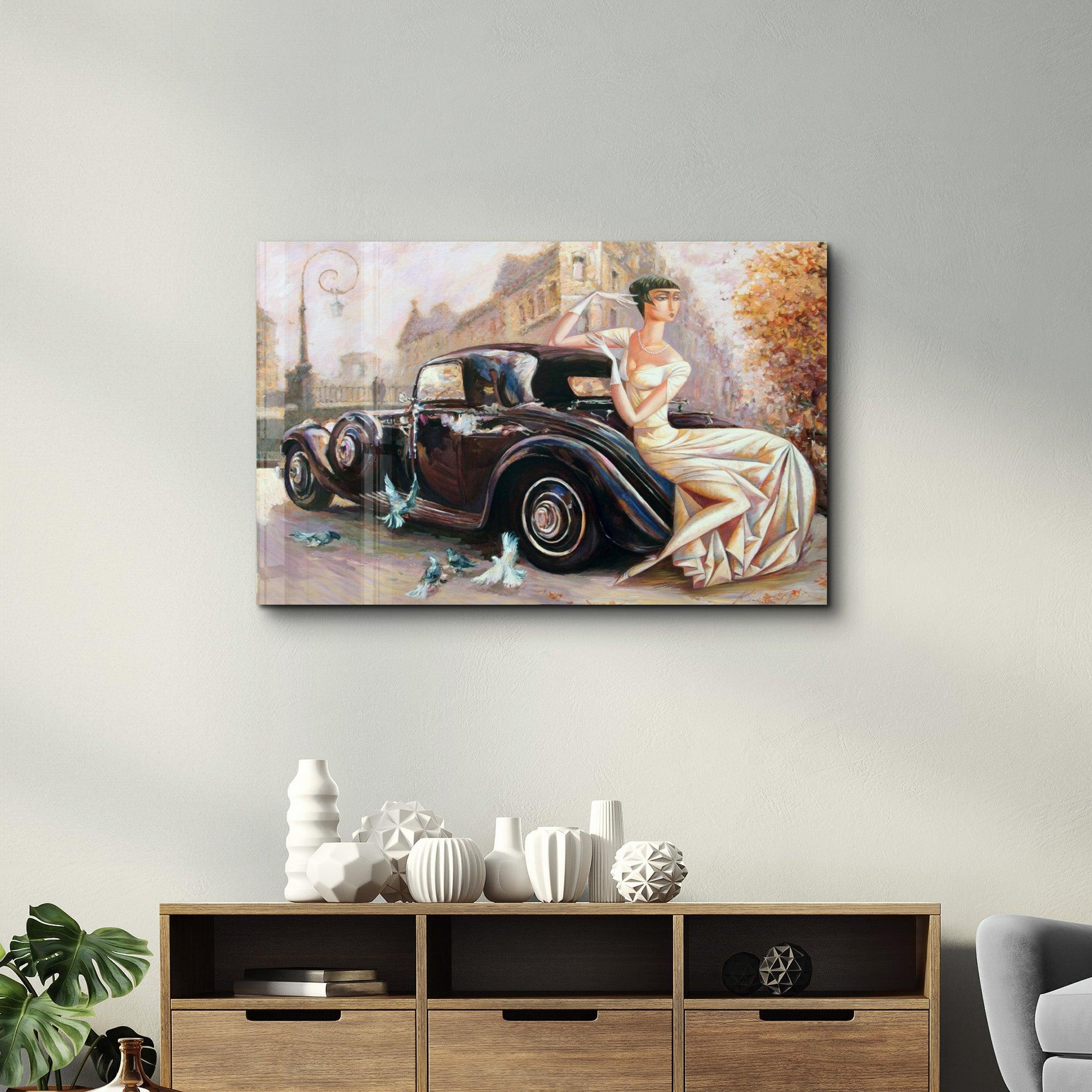 Bridda Car | Glass Wall Art - ArtDesigna Glass Printing Wall Art