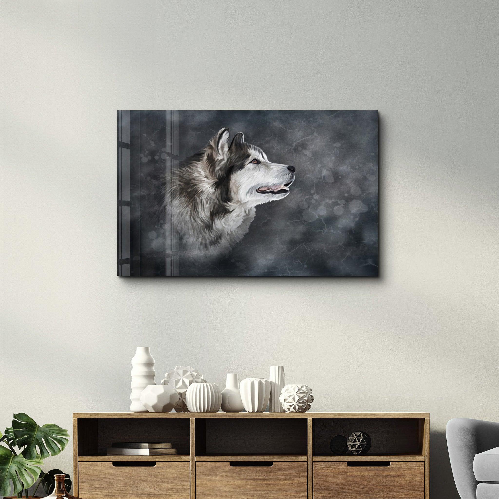 Wolf 2 | Glass Wall Art - ArtDesigna Glass Printing Wall Art