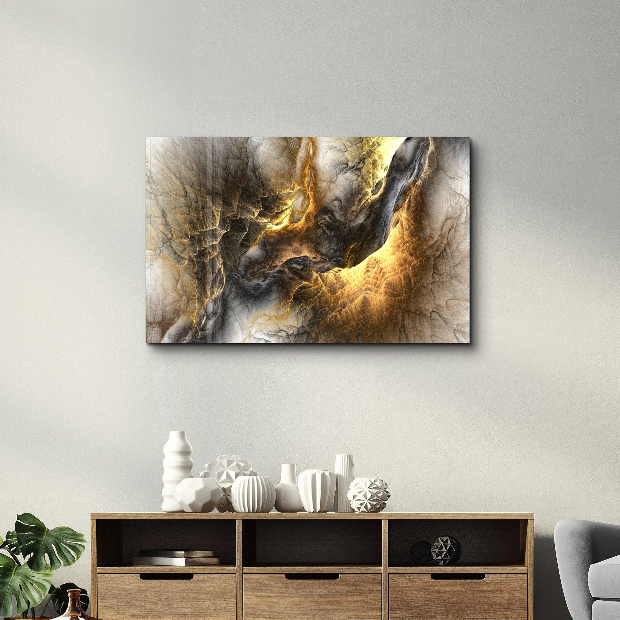 Monster Awakening | Glass Wall Art - Artdesigna