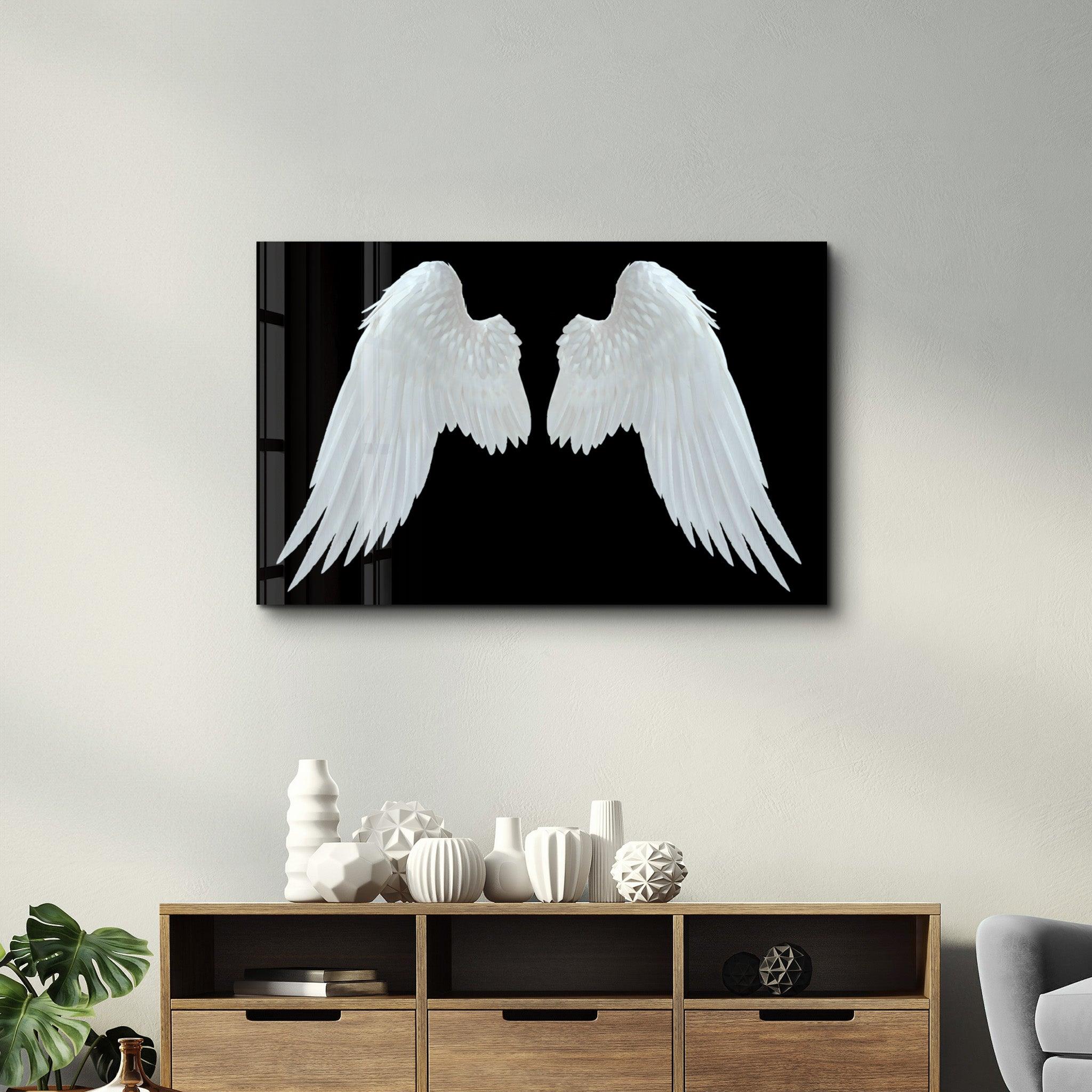 Angel Wings | Glass Wall Art - ArtDesigna Glass Printing Wall Art
