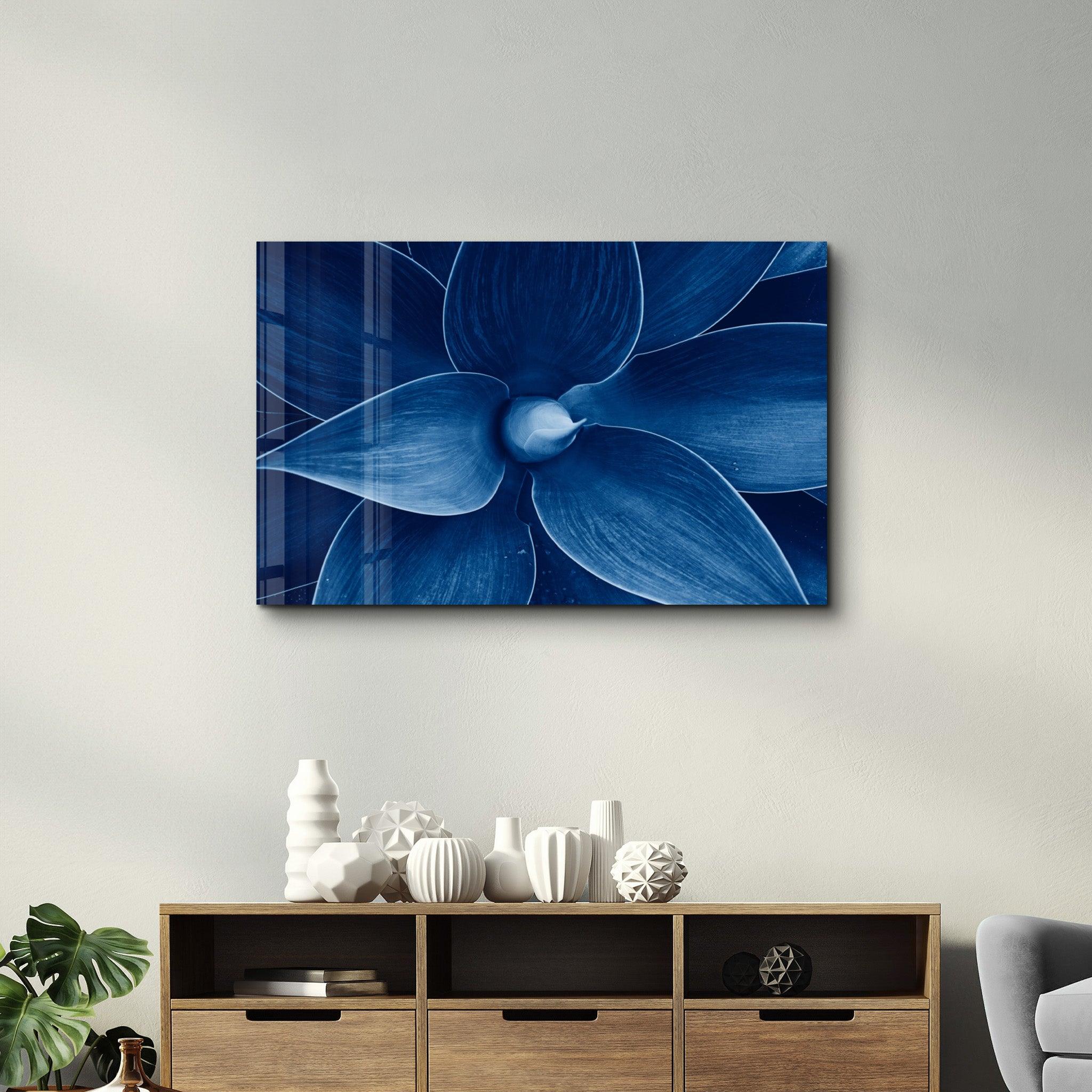 Natura Blue | Glass Wall Art - ArtDesigna Glass Printing Wall Art