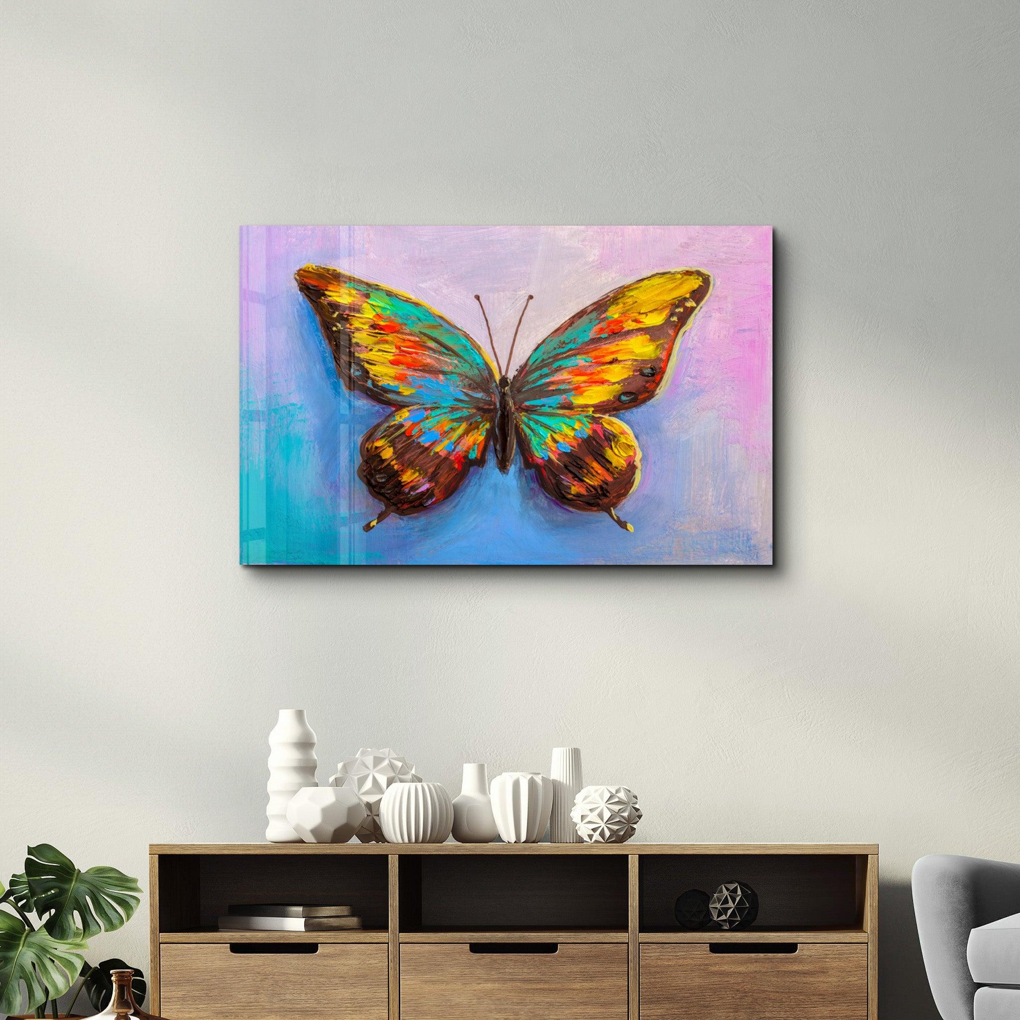 Butterfly 4 | Glass Wall Art - ArtDesigna Glass Printing Wall Art