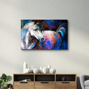 Abstract Horse | Glass Wall Art - ArtDesigna Glass Printing Wall Art