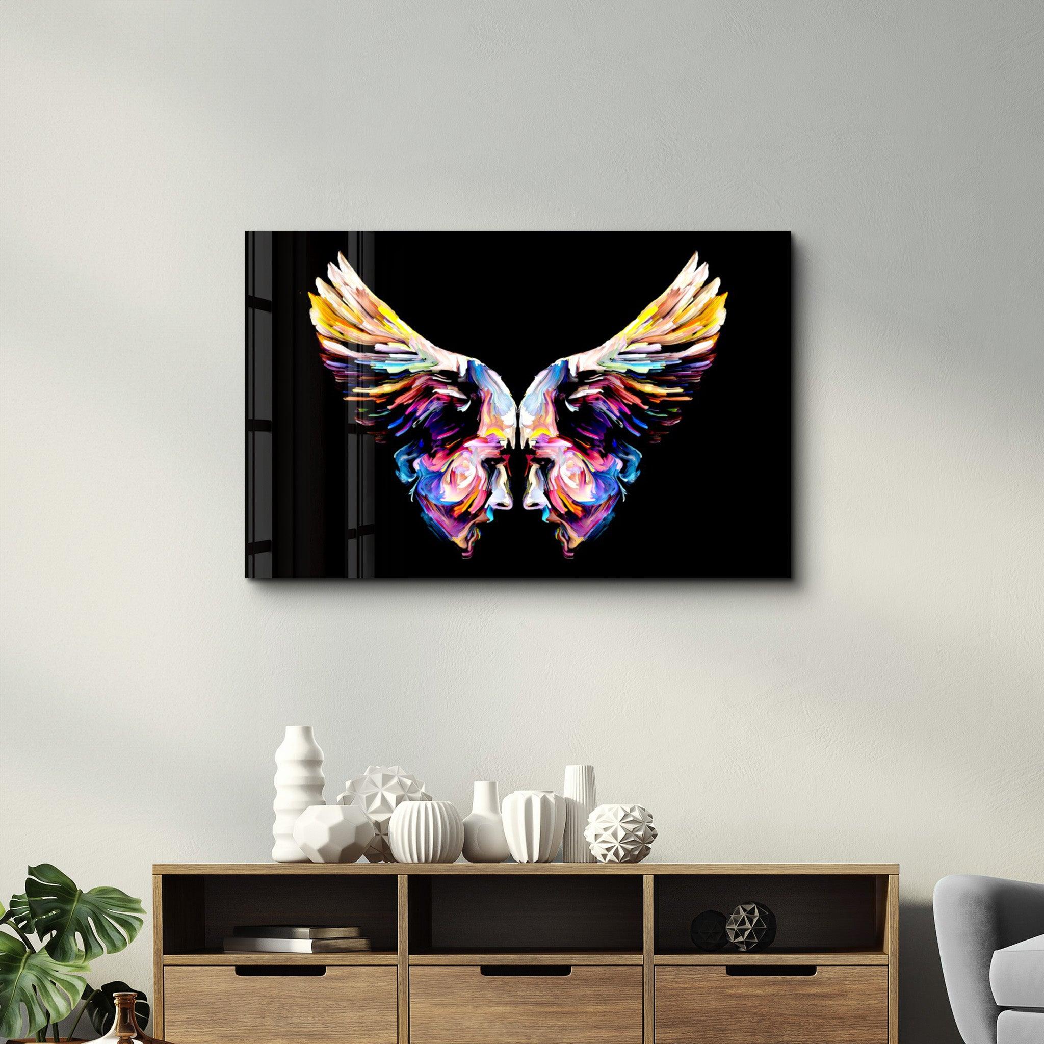 Angel Faces | Glass Wall Art - ArtDesigna Glass Printing Wall Art